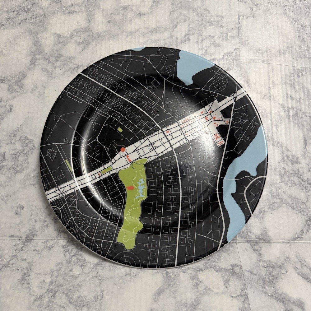 notNeutral Plate Brasilia Brazil Capital City 2012 12" Large Accent Decor Dining